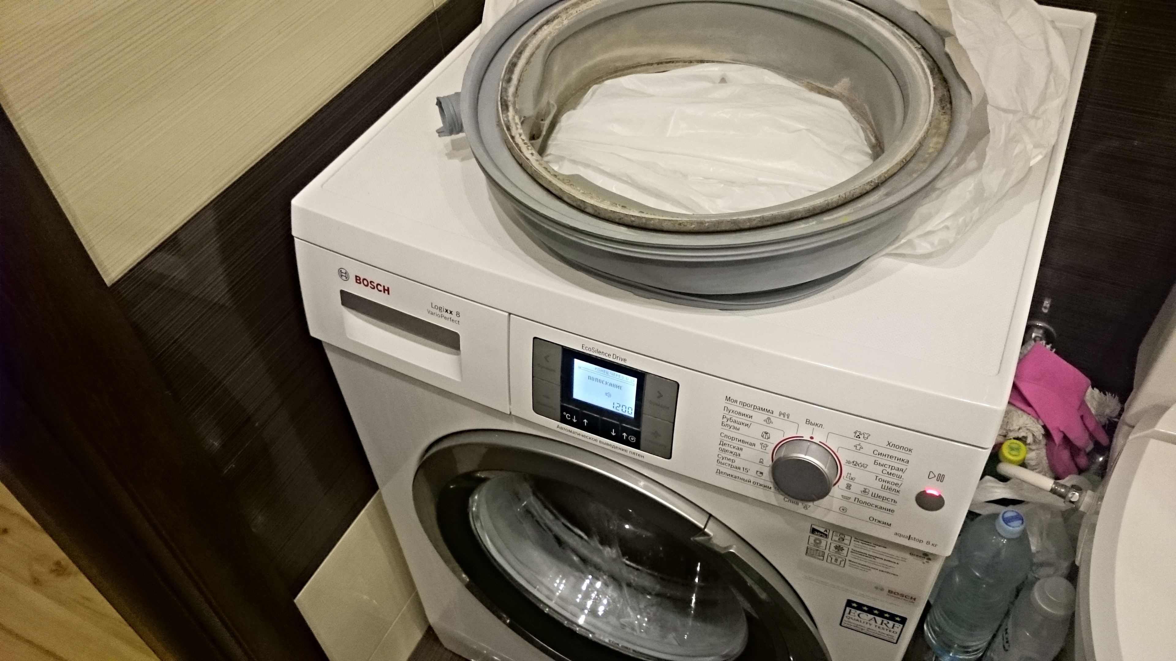 Замена резинки в стиральной машине